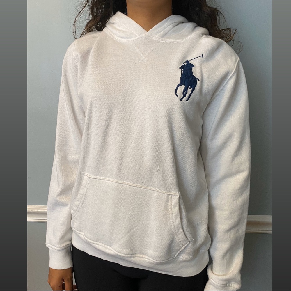 Polo Ralph Lauren White Hoodie